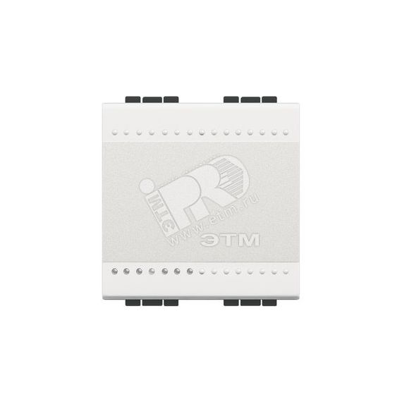 LivingLight Выключатель с винтовыми клеммами 2 модуля белый BTicino N4001M2N