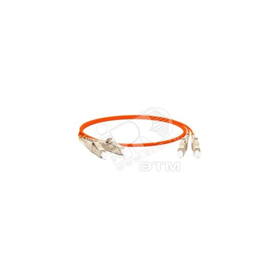 Патч-корд волоконно-оптический (шнур) мм 62.5/125 LC-LC duplex LSZH (15м) Hyperline 236759