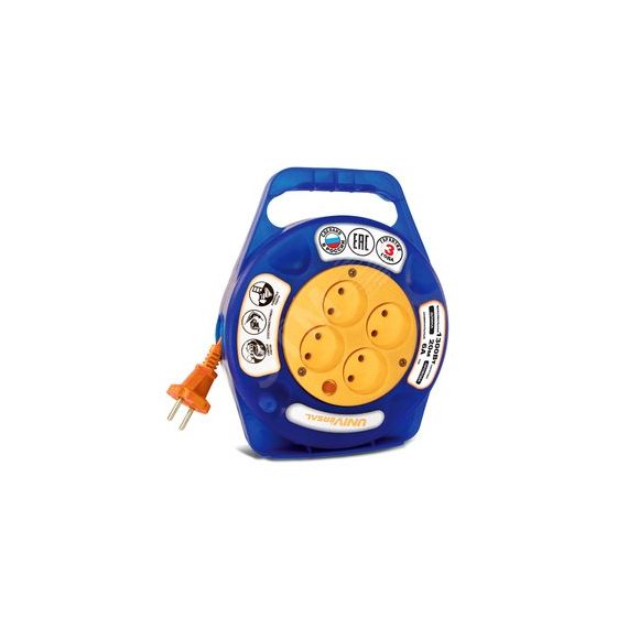 Удлинитель силовой 4х20м ПВС 2х0.75 6А У6-015т Универсал 9633902