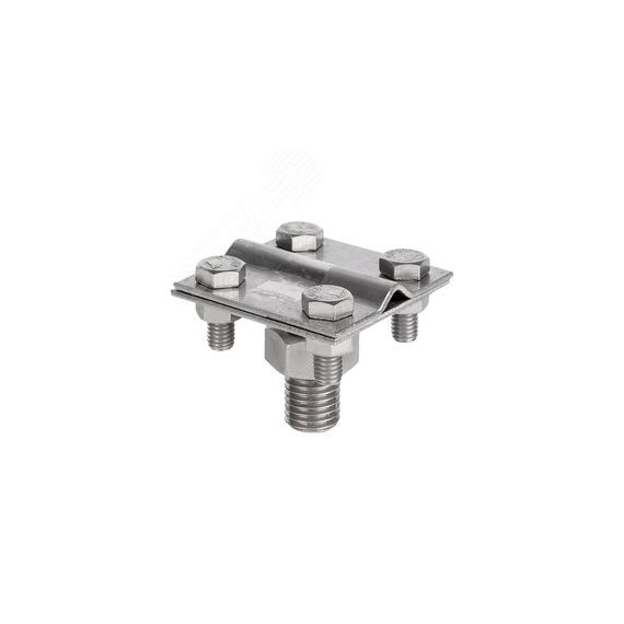 Зажим прута на штыре, пластина d(56x56)мм Ni PROxima EKF lp-g6606-e1302-ni