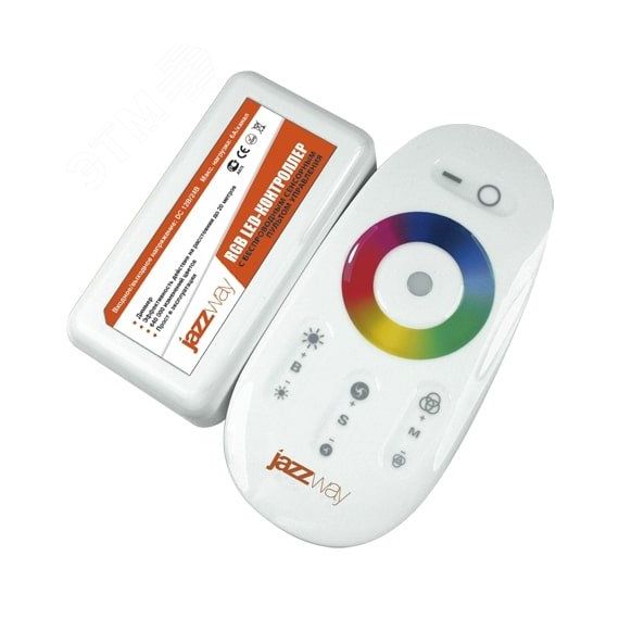 Контроллер к LED ленте RGB 4000RF 216/432Вт 12/24В сенсор белый JazzWay 1007957