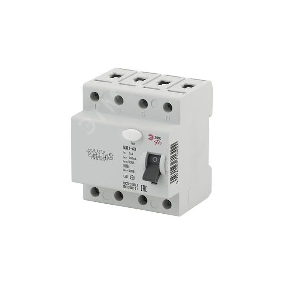 УЗО PRO NO-902-67 ВД1-63 4P 16А 300мА ЭРА Б0031906