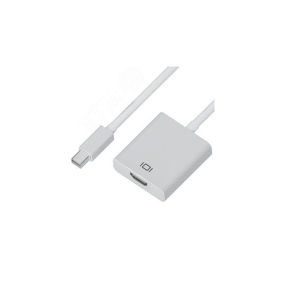Адаптер-переходник Mini DisplayPort 20M на HDMI 19F, белый Greenconnect GCR-MDP2HD2