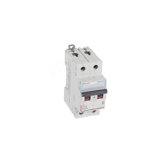 Выключатель автоматический двухполюсный 13А С DX3 6kA/10kA LEGRAND 407799