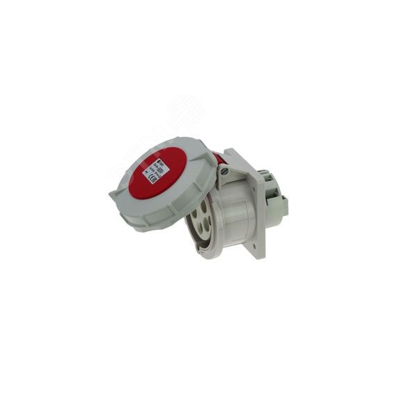Розетка встраиваемая 32A/400V/3P+N+E/IP67, фланец 75x85 INPIN CA240