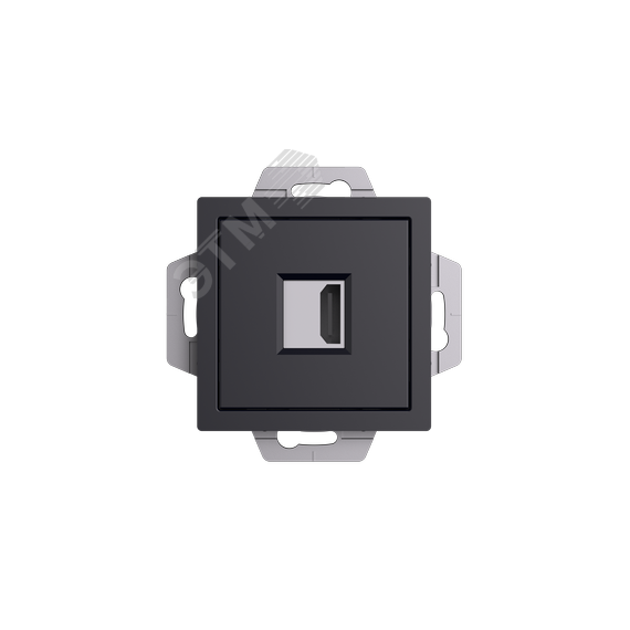 ATLASDESIGN РОЗЕТКА HDMI, механизм, КАРБОН SE (Systeme) ATN001080