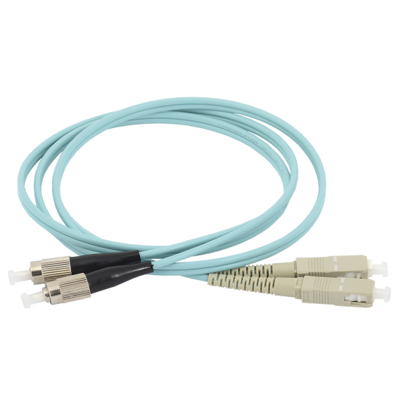 ITK Оптический коммутационный соединительный шнур (патч-корд), MM, 50/125 (OM3), SC/UPC-FC/UPC, (Duplex), 10м