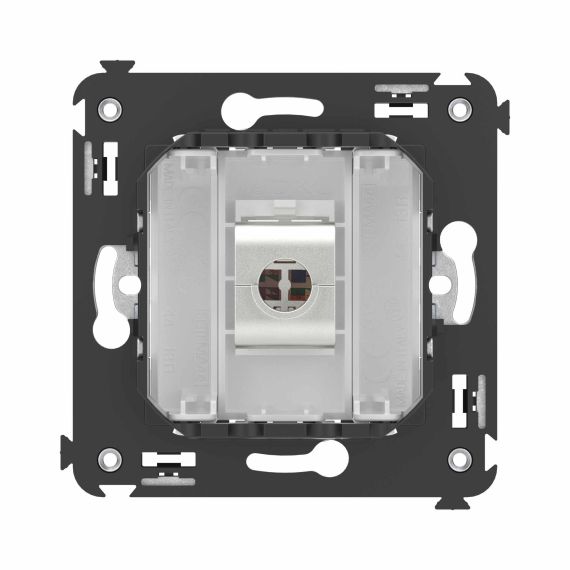 Компьютерная розетка RJ-45 без шторки в стену, кат.6 одинарная экранированная, "Avanti", "Белое облако" Компьютерная розетка RJ-45 без шторки в стену, кат.6 одинарная экранированная, "Avanti", "Белое облако"