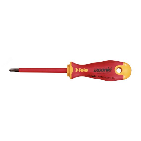 Отвертка диэлектрическая Ergonic крестовая +/- H 2X100 Felo 41620390