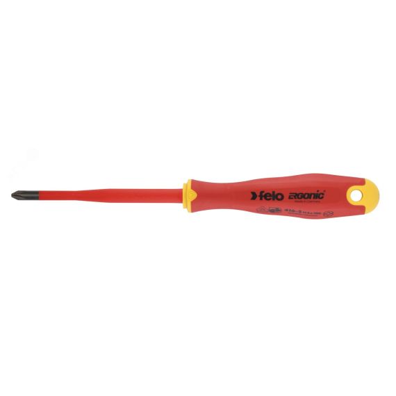 Отвертка диэлектрическая PH 2 +/- E-Slim Ergonic Felo 41629390