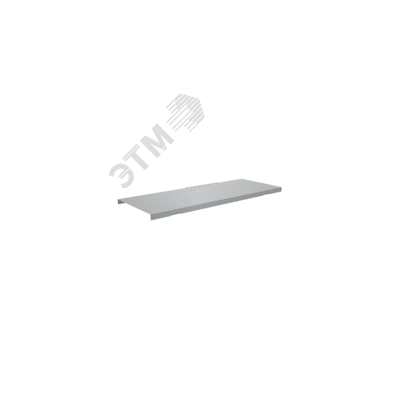 Крышка на верт. Т-ответвитель переходник 300-600 мм с разворотом трассы на 90 гр. ПЛЮС (нижняя часть больше исходной) HD КМ-профиль PL4064