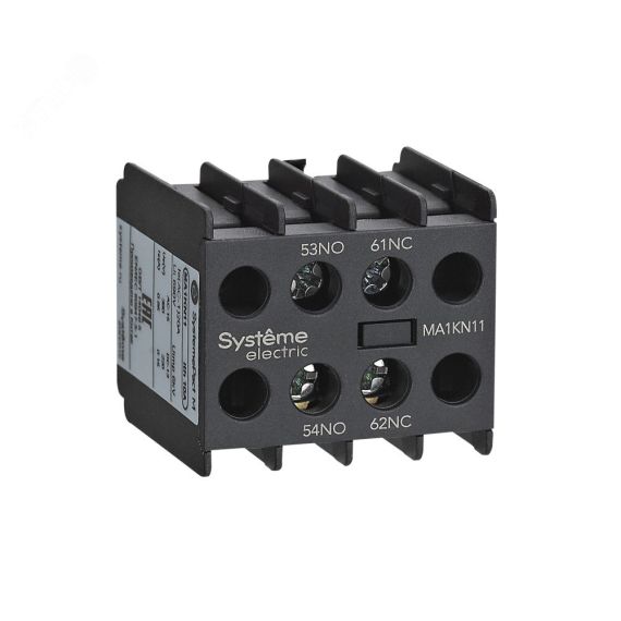 Блок дополнительных контактов MA1KN 2НЗ SE (Systeme) MA1KN02