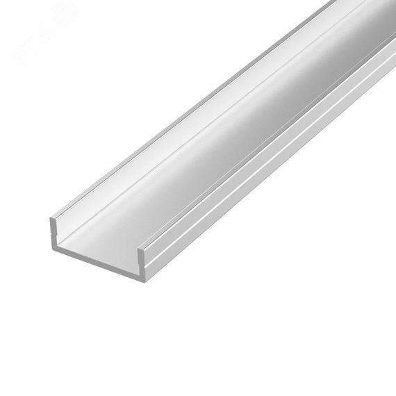 Профиль алюминиевый для LED ленты с рассеивателем накладной 2440мм посадочное место 14,9мм Вартон V4-R0-70.0001.KIT-2301