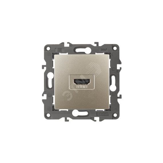 Розетка HDMI, Эра Elegance, шампань, 14-3114-04 ЭРА Б0034335
