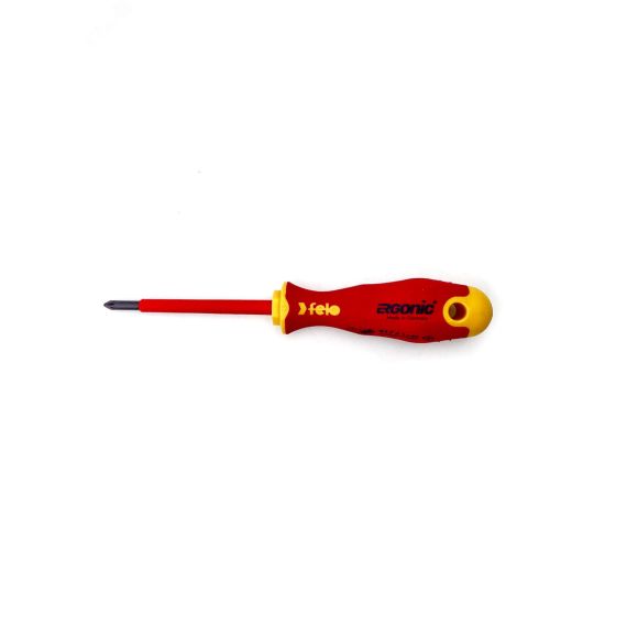 Отвертка диэлектрическая Ergonic крестовая +/- Z 1X80 Felo 41710290