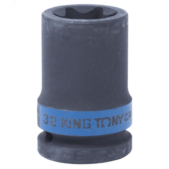 Головка торцевая ударная TORX Е-стандарт 3/4', E32, L = 56 мм King Tony 657532M