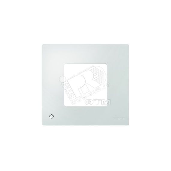 Рамка-декор на 4 поста для 2700640-03., S27Pl, антибактериальная, белый Simon 2700647-060