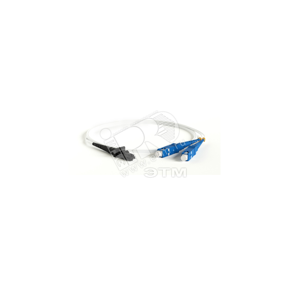 Патч-корд волоконно-оптический (шнур) SM 9/125 (G657) MTRJ/UPC-SC/UPC duple* LSZH 1м Hyperline 39374