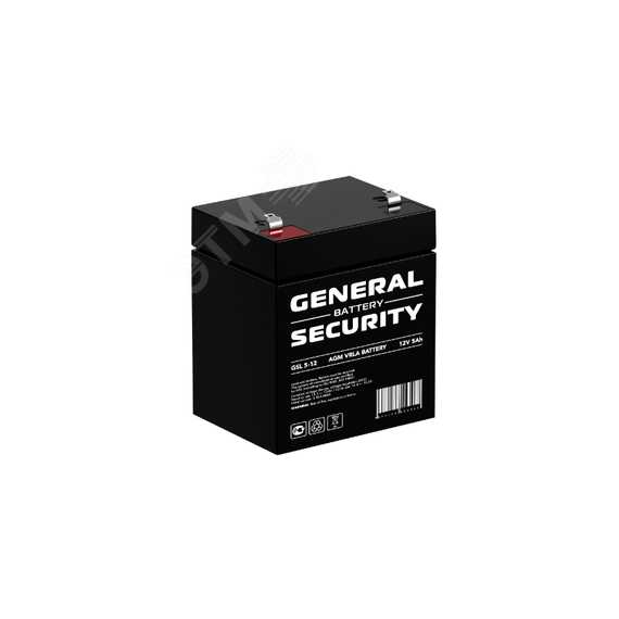 Аккумулятор GSL 12В 5Ач General Security GSL5-12 GENERAL SECURITY