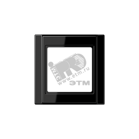 Рамка 1 пост черная JUNG A581SW