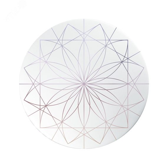 Светильник светодиодный ДБО-36w 4000К 2760м IP20 матовый рисунок с декоративным узором ''Астра'' Jazzway JazzWay 5027046