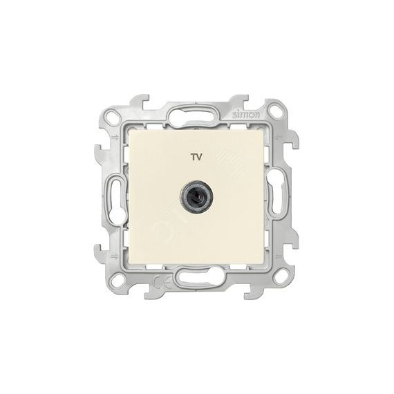 Розетка ТВ одиночная, слоновая кость Simon 2450477-031