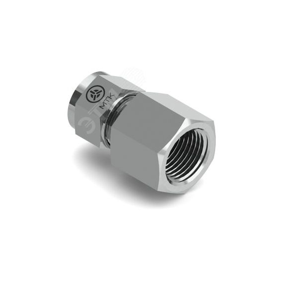 Муфта с внутренней резьбой Ф4500, 10 мм, 1/4'NPT, AISI 316L Метакам Ф4500-10МВАВ