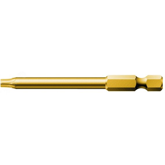 Бита 867/4 Z TORX HF c функцией фиксации крепежа вязкая твёрдость хвостовик шестигранный 1/4 E 6.3 TX 25 x 89 мм WERA WE-060363