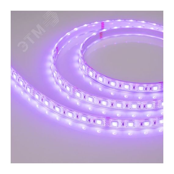 Лента герметичная RTW-PU-B60-12.5mm 24V RGB (14.4 W/m, IP68, Wire 2m, 5m) (Arlight, -) Arlight 029515(3)