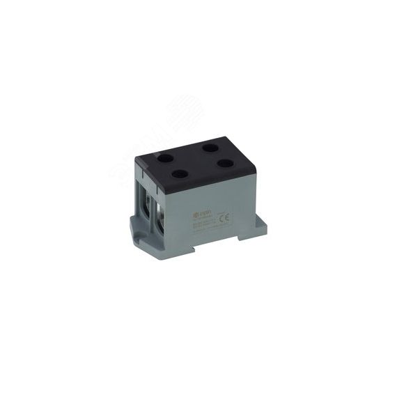 Клемма чёрная, 4 подключения 25-150мм 1000V 250/320А INPIN KL1501P2WBK