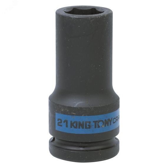 Головка торцевая ударная глубокая шестигранная 3/4', 21 мм King Tony 643521M