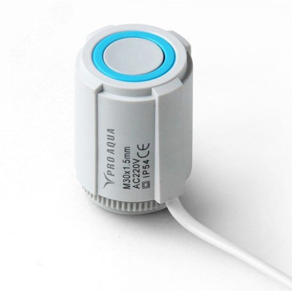 Сервопривод электротермический нормально закрытый NC 24 V PRO AQUA INS24NC.01