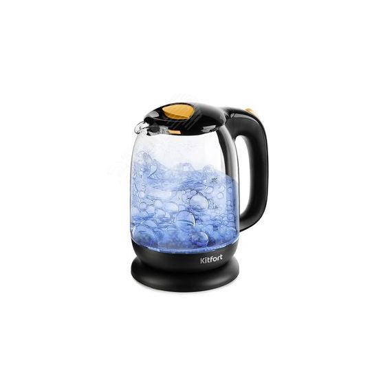 Чайник KT-625-4, объем 1,7 л, мощность 2200 Вт, цвет желтый KITFORT КТ-625-4