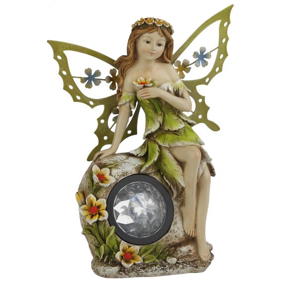 Садовый светильник на солнечной батарее, полистоун, цветной, 27 см SL-RSN27-ELF ЭРА Б0018809