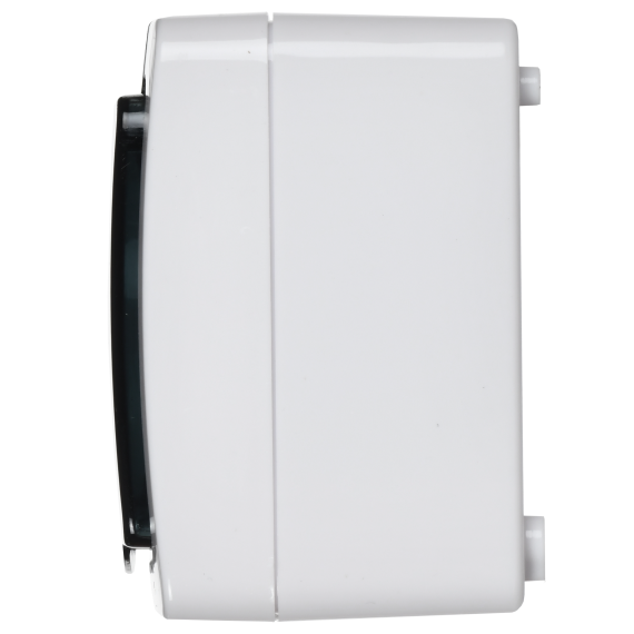 Розетка 4-местная для открытой установки РСб24-3-ГПБд с заземляющим контактом IP54 ГЕРМЕС PLUS (цвет крышки: дымчатый) IEK