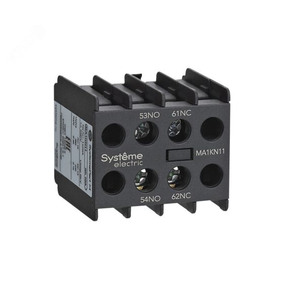 Блок дополнительных контактов MA1KN 1НО+1НЗ SE (Systeme) MA1KN11