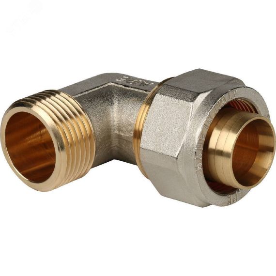 Угольник НР 1'x32 переходной, для металлопластиковых труб винтовой STOUT SFS-0006-000132