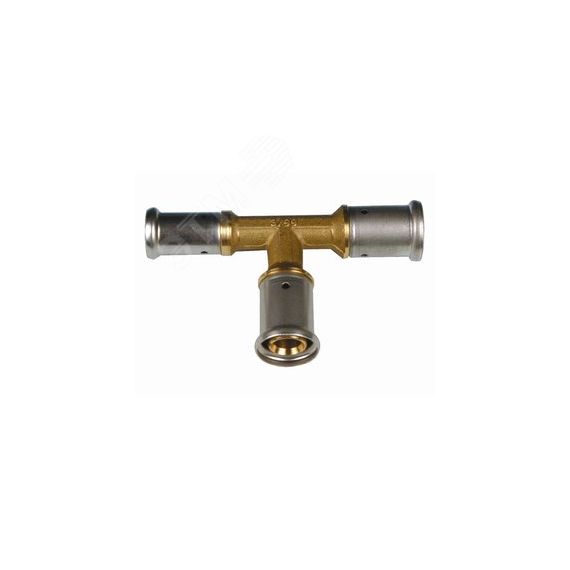 Тройник пресс 26x20х20 переходной, латунь Henco 11P-262020