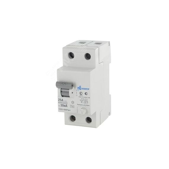 УЗО-100, 2P, 25A, Idn-10mA, тип AC Контактор Ульяновск 7000501