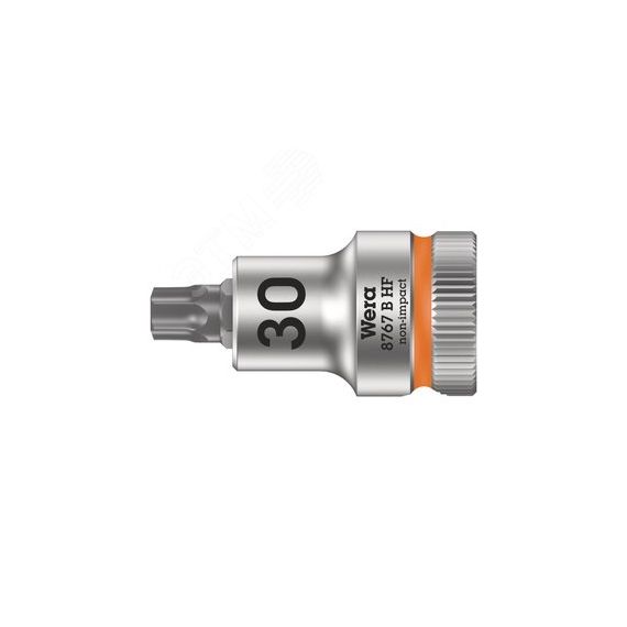 Головка торцевая 8767 B HF TORX Zyklop со вставкой DR 3/8 с функцией фиксации крепежа TX 30 x 35 мм WERA WE-003066