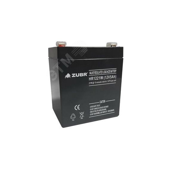 Аккумуляторная батарея ZUBR HR1221W 12V5Ah ZUBR HR12-21W(ZUBR)