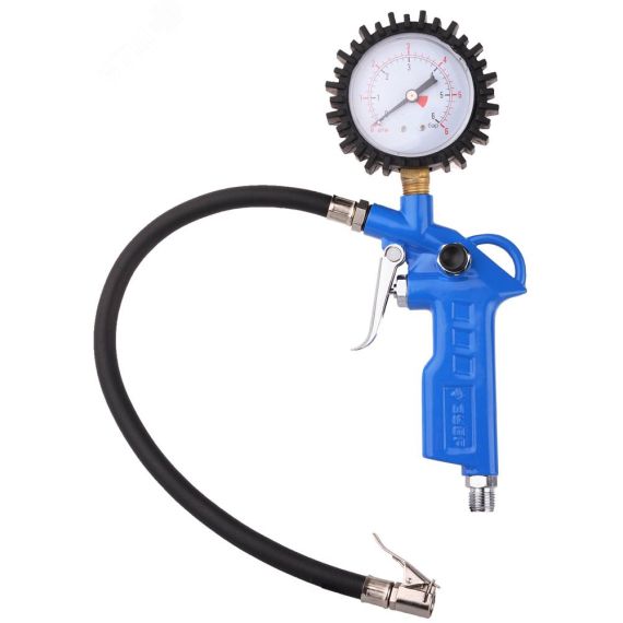 Пистолет ''ЭКСПЕРТ'' для подкачки шин, максимальное давление 15 атмосфер ЗУБР 06461