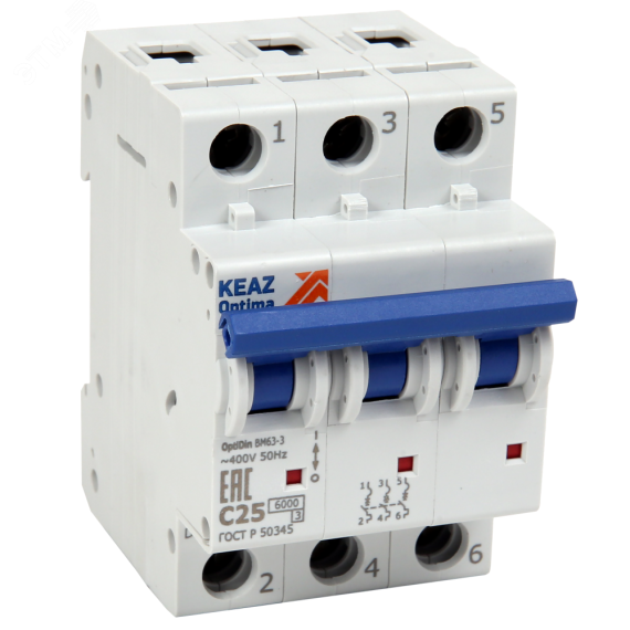 OptiDin BM63-3C10-УХЛ3 КЭАЗ 293228