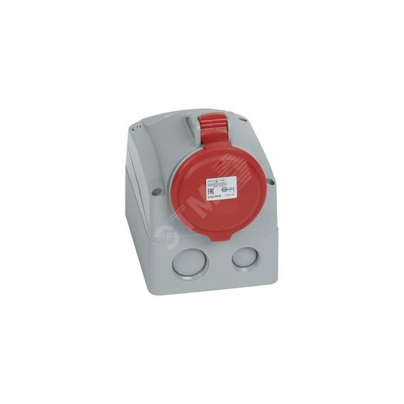 Розетка накладная - 32 А - 3К+H+З - 380 В - IP 44 LEGRAND 090162