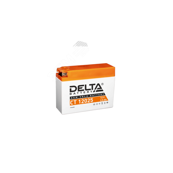 Аккумулятор CT 12В 2.5Ач Delta MOTO CT 12025