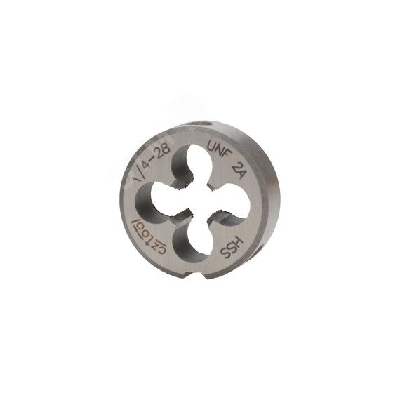 Плашка 1/4'' -28-UNF DINEN22568 HSS 2A 60 градусов 20x7мм (CzTool) Bucovice 246140BT