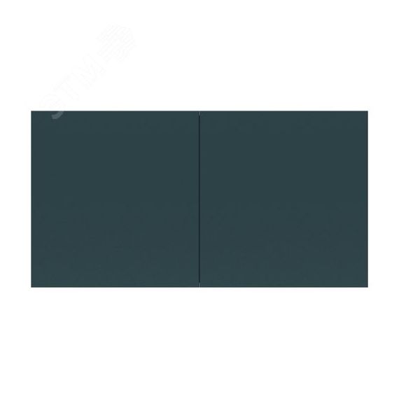 Розетка ATLASDESIGN двойная с заземлением со шторками сдвижная крышка 16А в сборе изумруд SE (Systeme) ATN000828