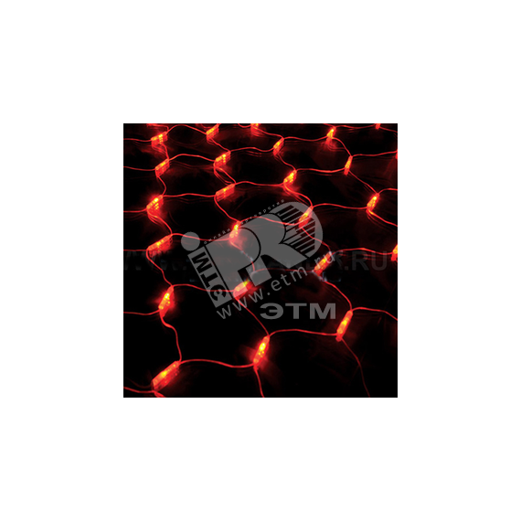 Электрогирлянда Занавес LDCL368-R-E 150x150 368L LED. красный JazzWay 4690601035523