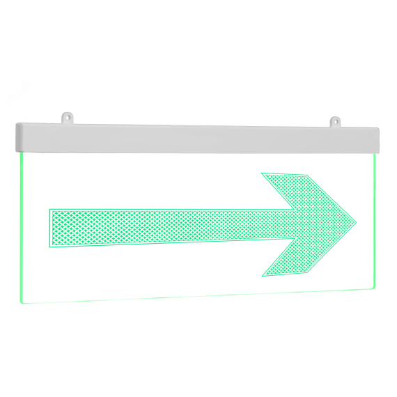 Оповещатель световой Молния-12 Ультра мини Стрелка вправо зеленые светодиоды Вистл ц131138