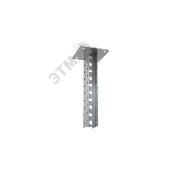 Универсальная потолочная стойка двойная усиленная 500 мм КМ-профиль LO8243